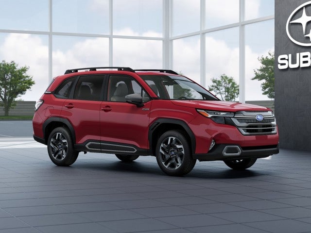Crimson Red Pearl 2026 Subaru Forester Hybrid SUV / Crossover All-Wheel Drive Continuously Variable Transmission
