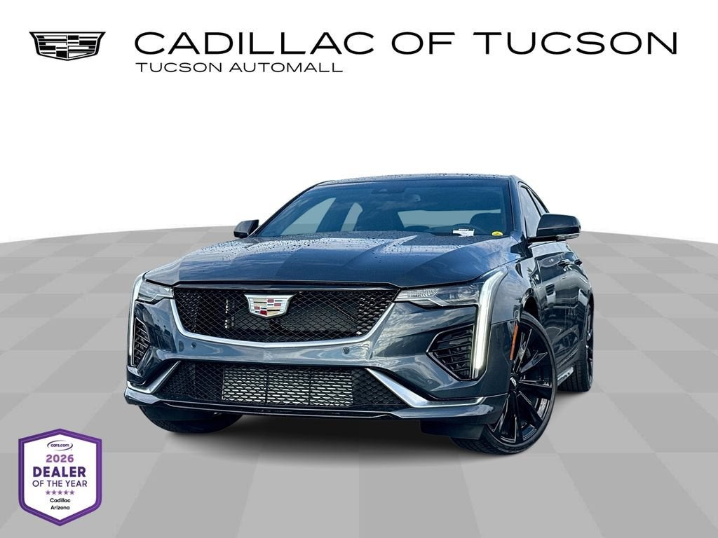 Deep Space Metallic 2026 Cadillac CT4 Sedan Rear-Wheel Drive Automatic