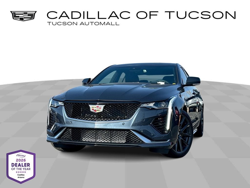 Deep Space Metallic 2026 Cadillac CT4 Sedan Rear-Wheel Drive Automatic