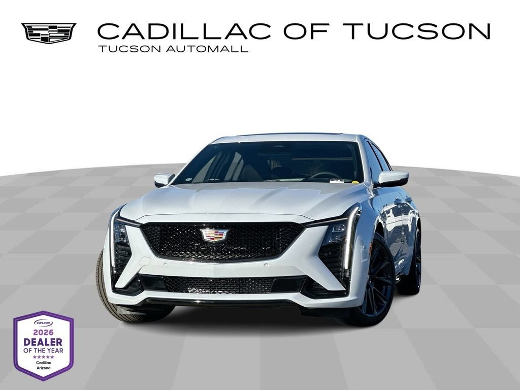 Vibrant White Tricoat 2026 Cadillac CT5 Sport RWD Sedan Rear-Wheel Drive Automatic