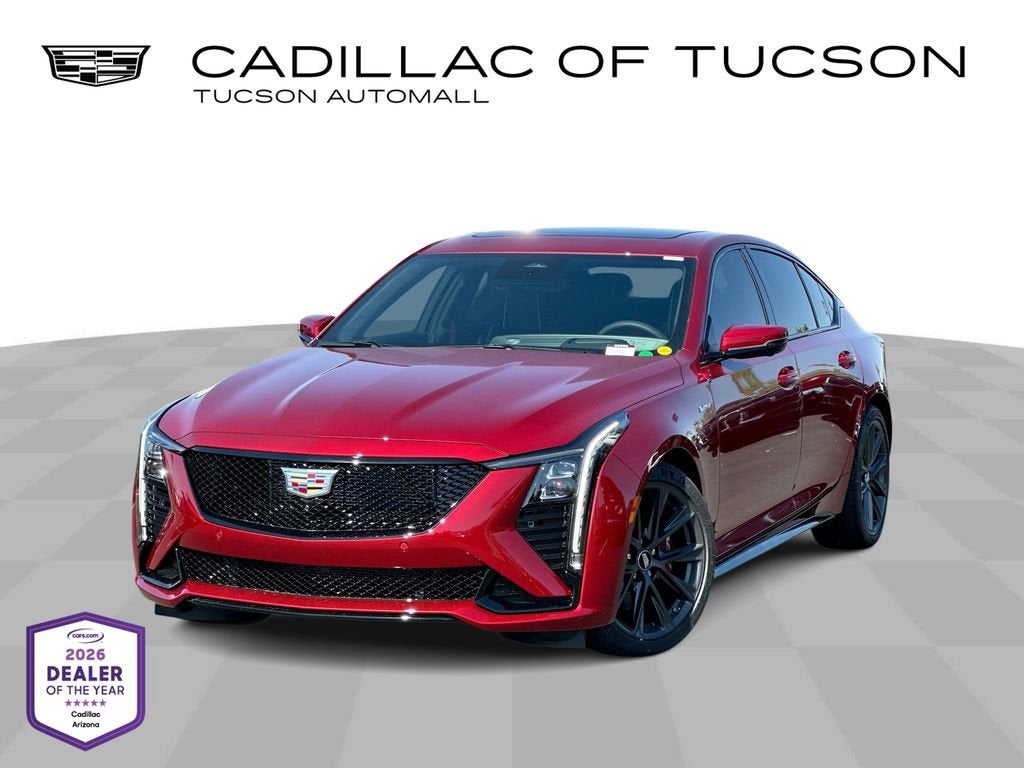 Radiant Red Tintcoat 2026 Cadillac CT5 V-Series RWD Sedan Rear-Wheel Drive Automatic