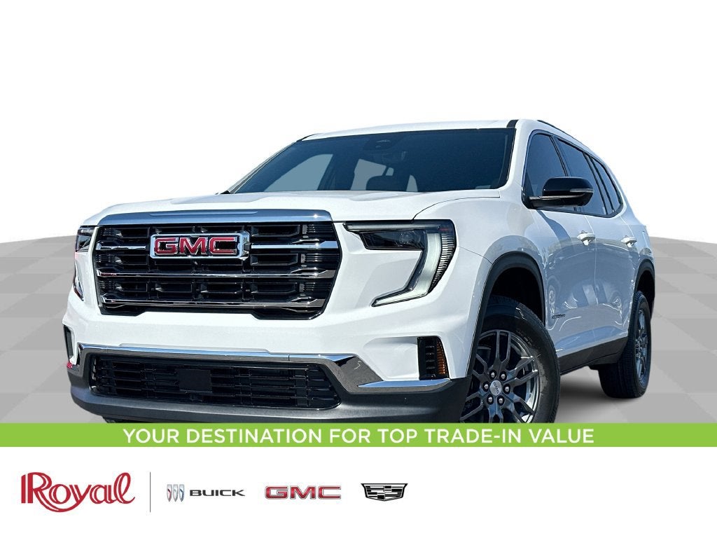 Summit White 2026 GMC Acadia SUV / Crossover Front-Wheel Drive Automatic