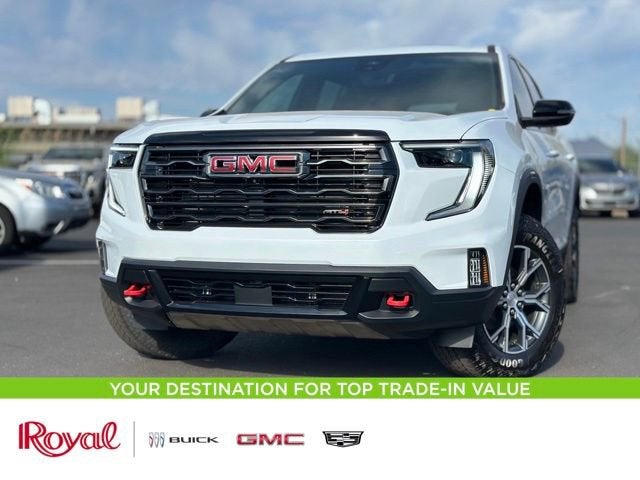 Glacier White Tricoat 2026 GMC Acadia SUV / Crossover Four-Wheel Drive Automatic