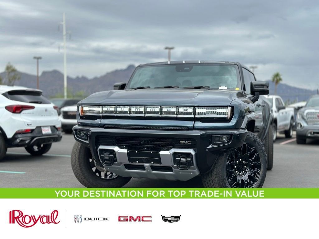 Gray (Graphite Blue Metallic) 2026 GMC Hummer EV Pickup Pickup Truck All-Wheel Drive Automatic