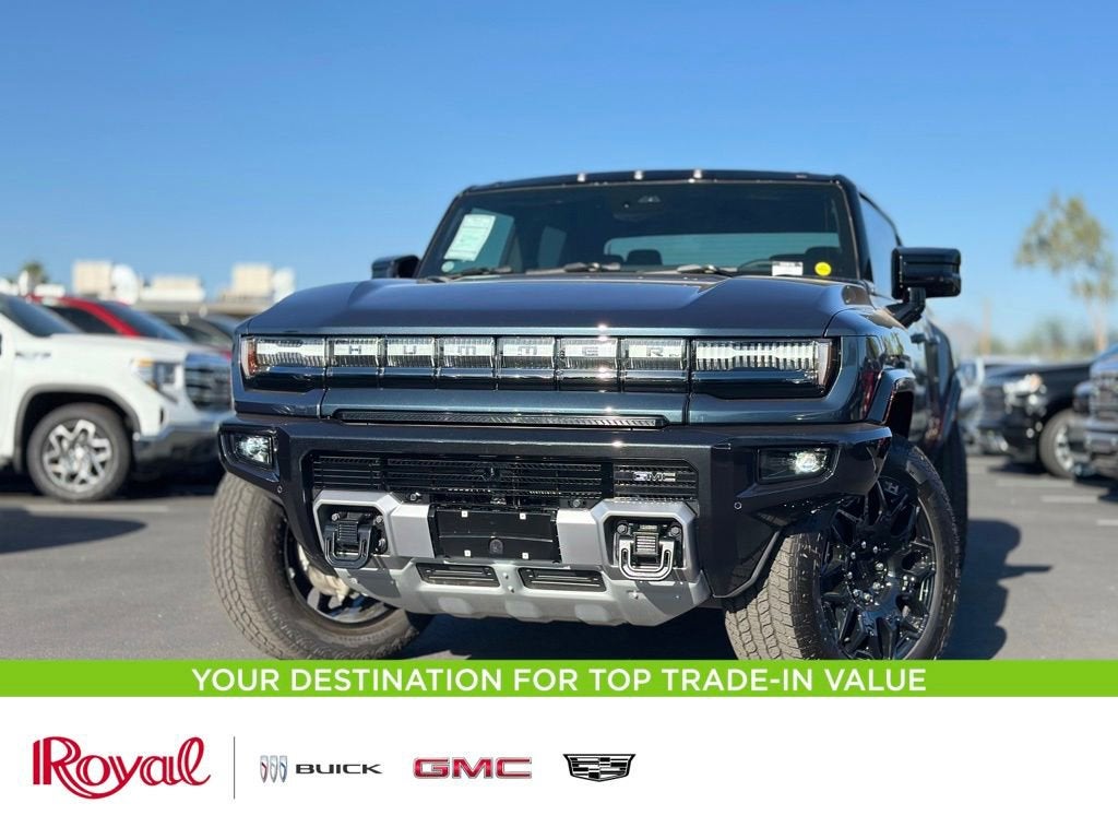Gray (Graphite Blue Metallic) 2026 GMC Hummer EV Pickup Pickup Truck All-Wheel Drive Automatic