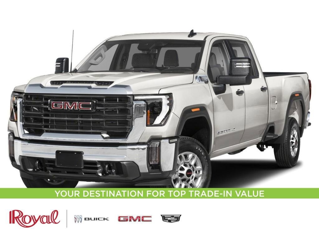 Glacier White Tricoat 2026 GMC Sierra 2500HD Pickup Truck Four-Wheel Drive Automatic