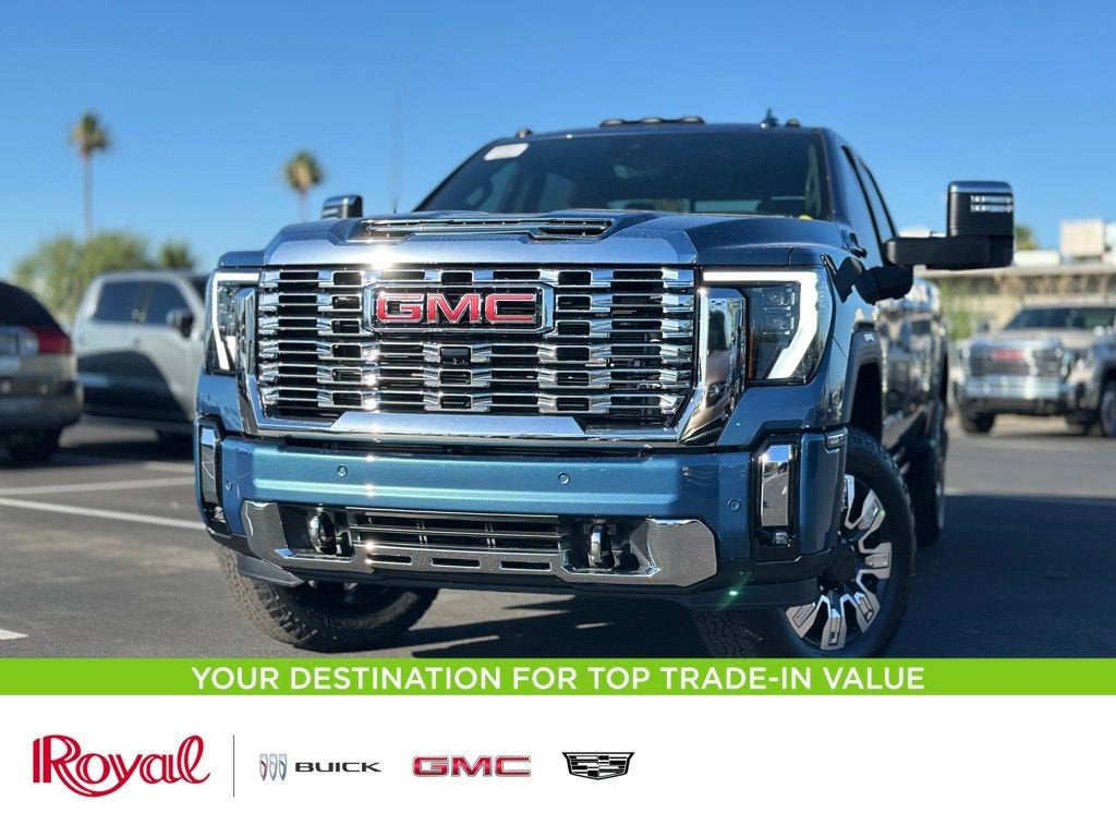 Downpour Metallic 2026 GMC Sierra 3500HD Pickup Truck Four-Wheel Drive Automatic