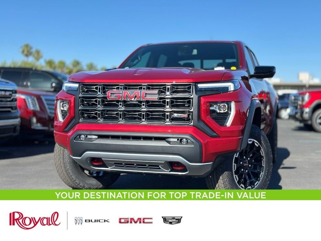 Volcanic Red Tintcoat 2026 GMC Canyon Pickup Truck Four-Wheel Drive Automatic