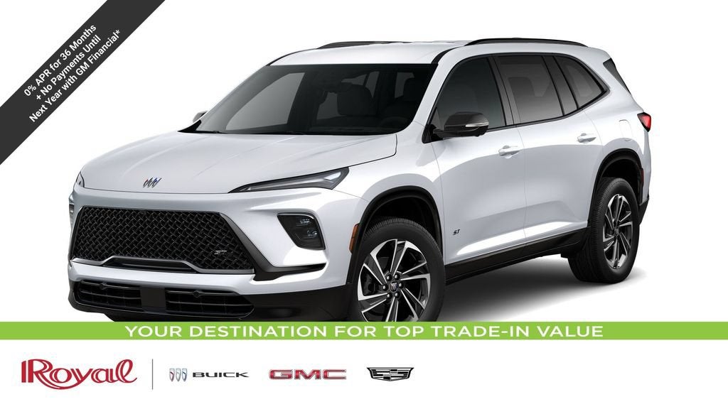 Iridescent White Tricoat 2026 Buick Enclave SUV / Crossover Front-Wheel Drive Automatic