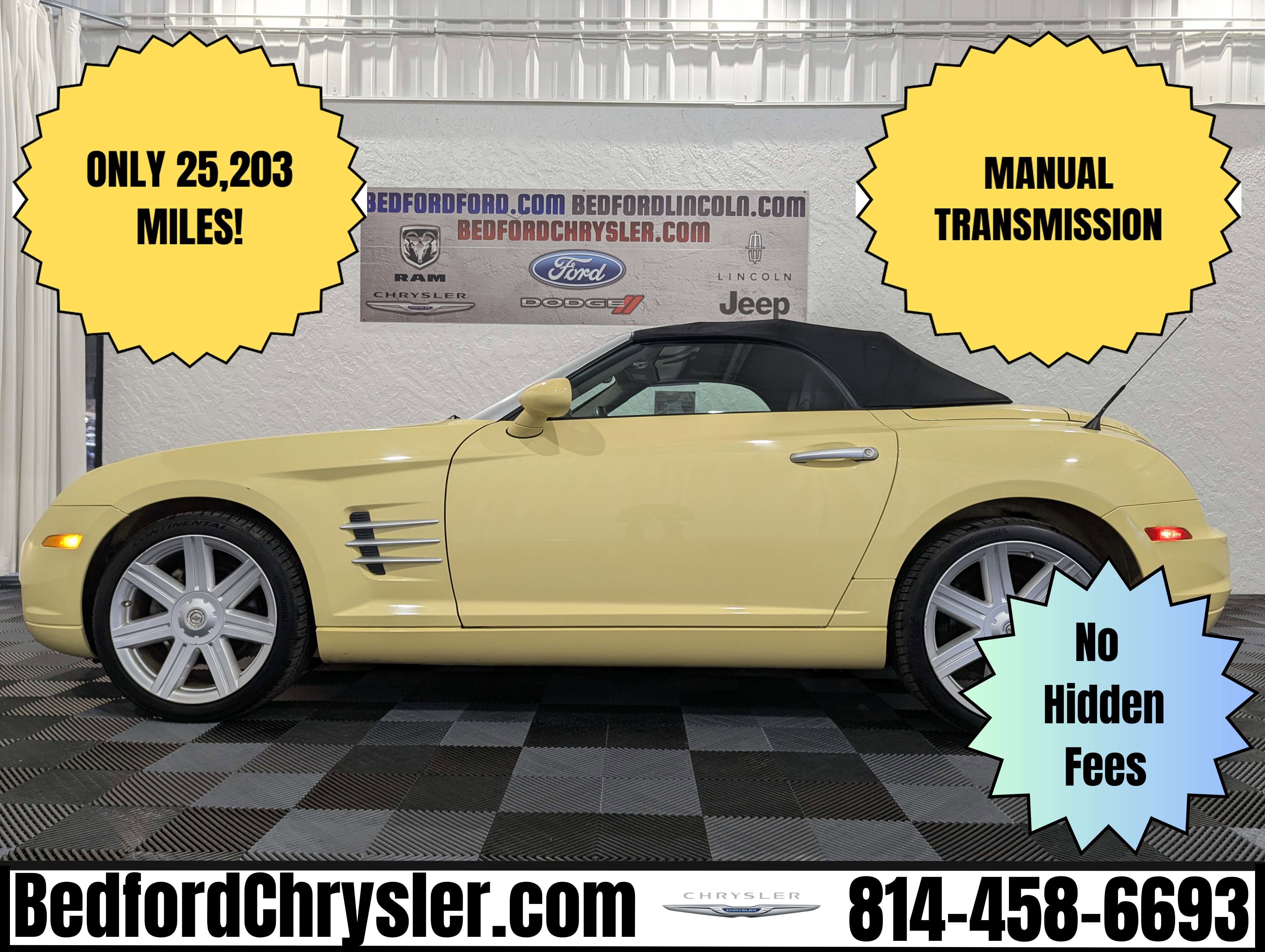 2005 Chrysler Crossfire Limited Roadster RWD
