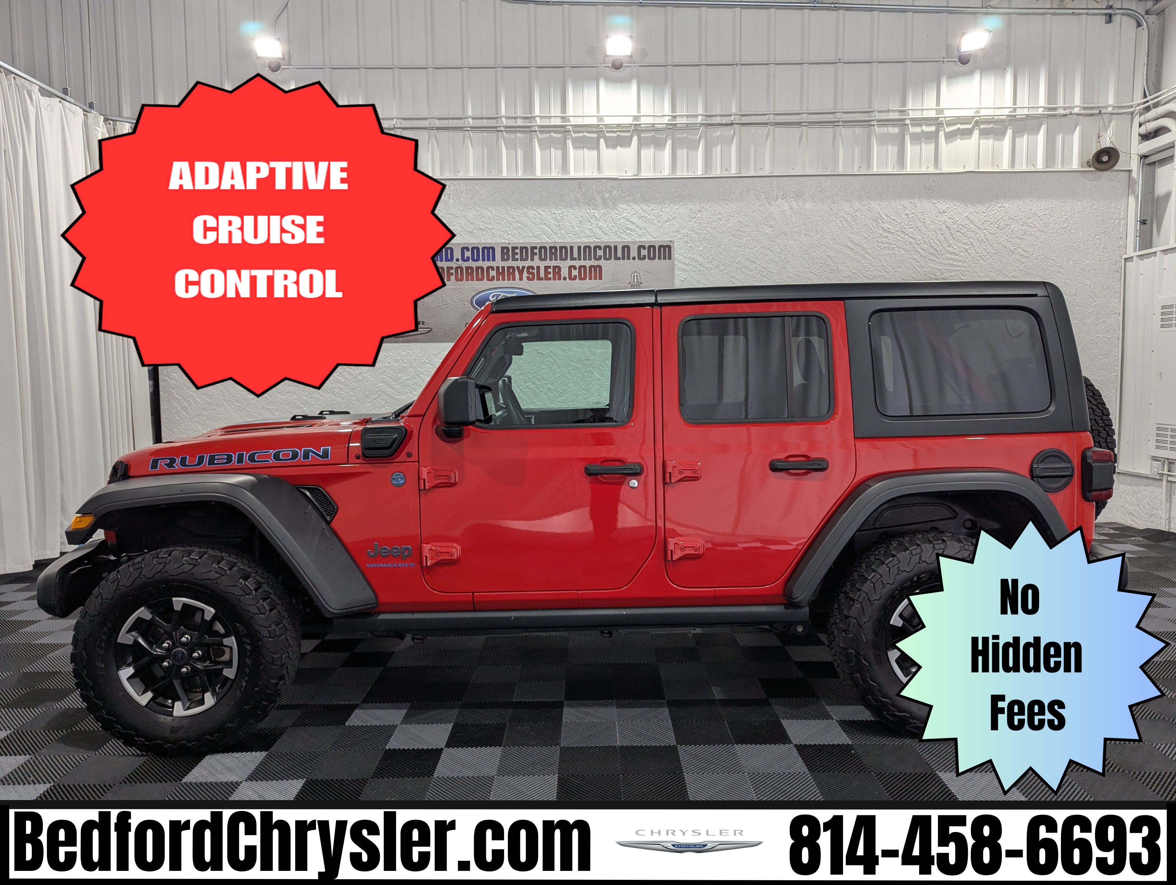 Firecracker Red Clearcoat 2024 Jeep Wrangler 4xe SUV / Crossover Four-Wheel Drive Automatic