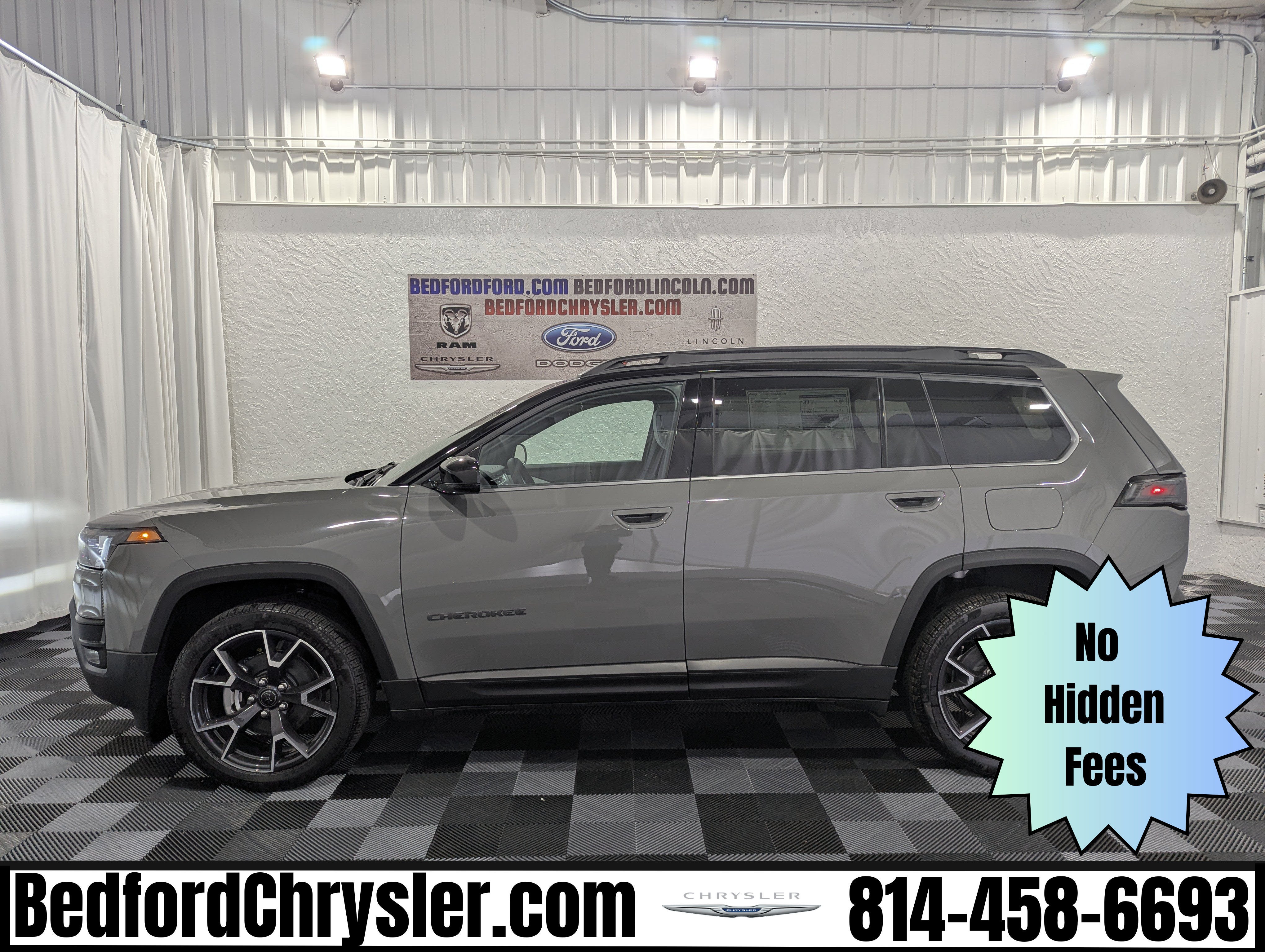 Sting-Gray Clear-Coat Exterior Paint 2026 Jeep Cherokee SUV / Crossover Four-Wheel Drive Continuously Variable Transmission