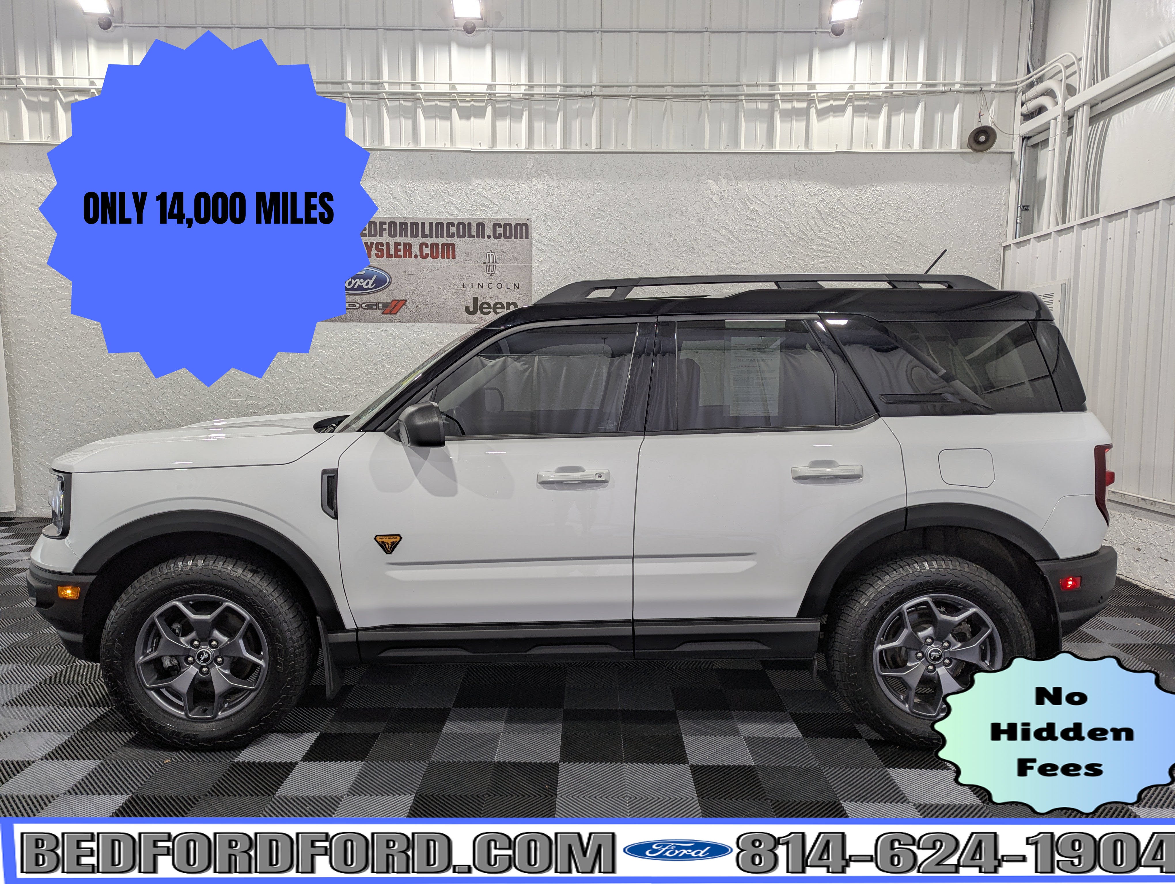 Oxford White 2023 Ford Bronco Sport SUV / Crossover All-Wheel Drive 8-Speed Automatic