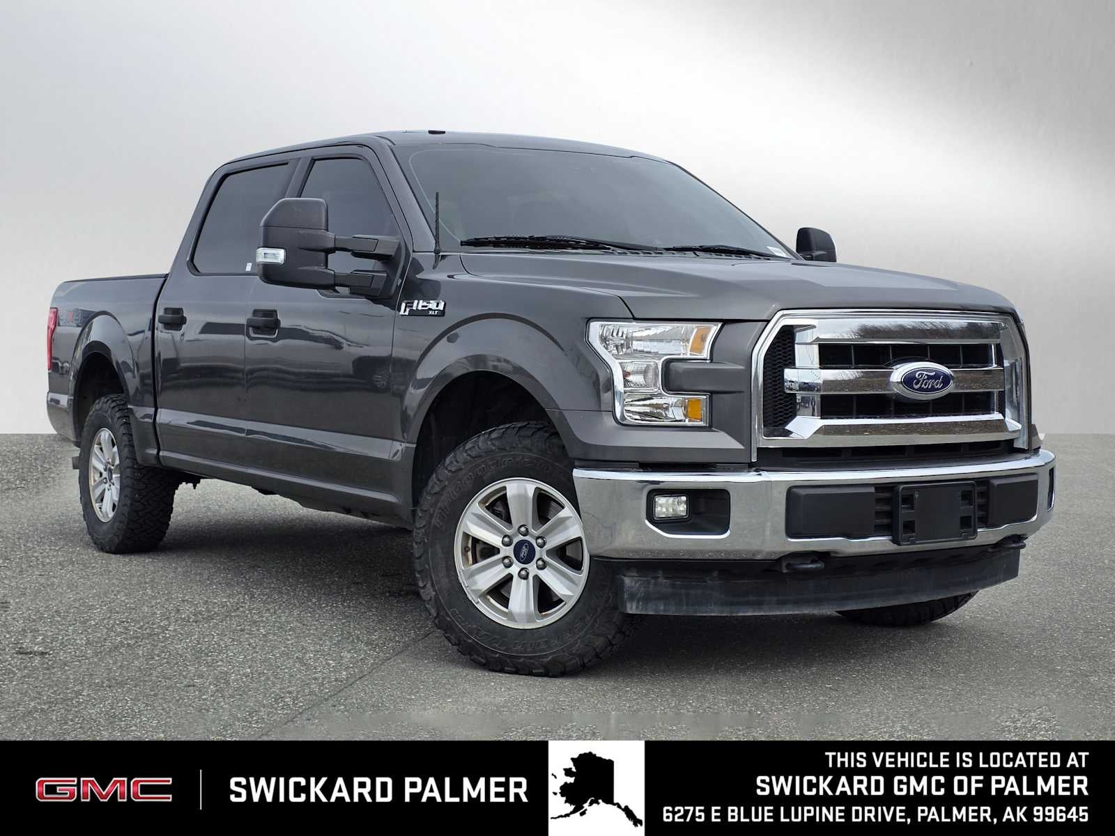 Gray (Magnetic) 2017 Ford F-150 XL SuperCrew 4WD Pickup Truck Four-Wheel Drive Automatic