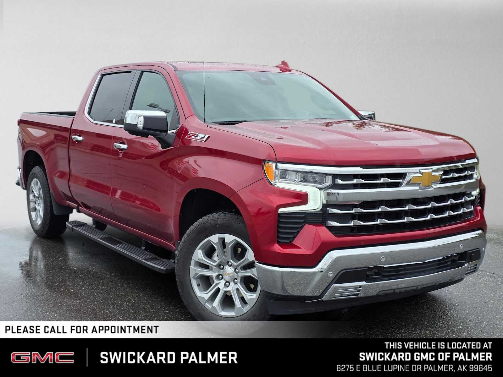 Radiant Red Tintcoat 2025 Chevrolet Silverado 1500 Pickup Truck Four-Wheel Drive Automatic