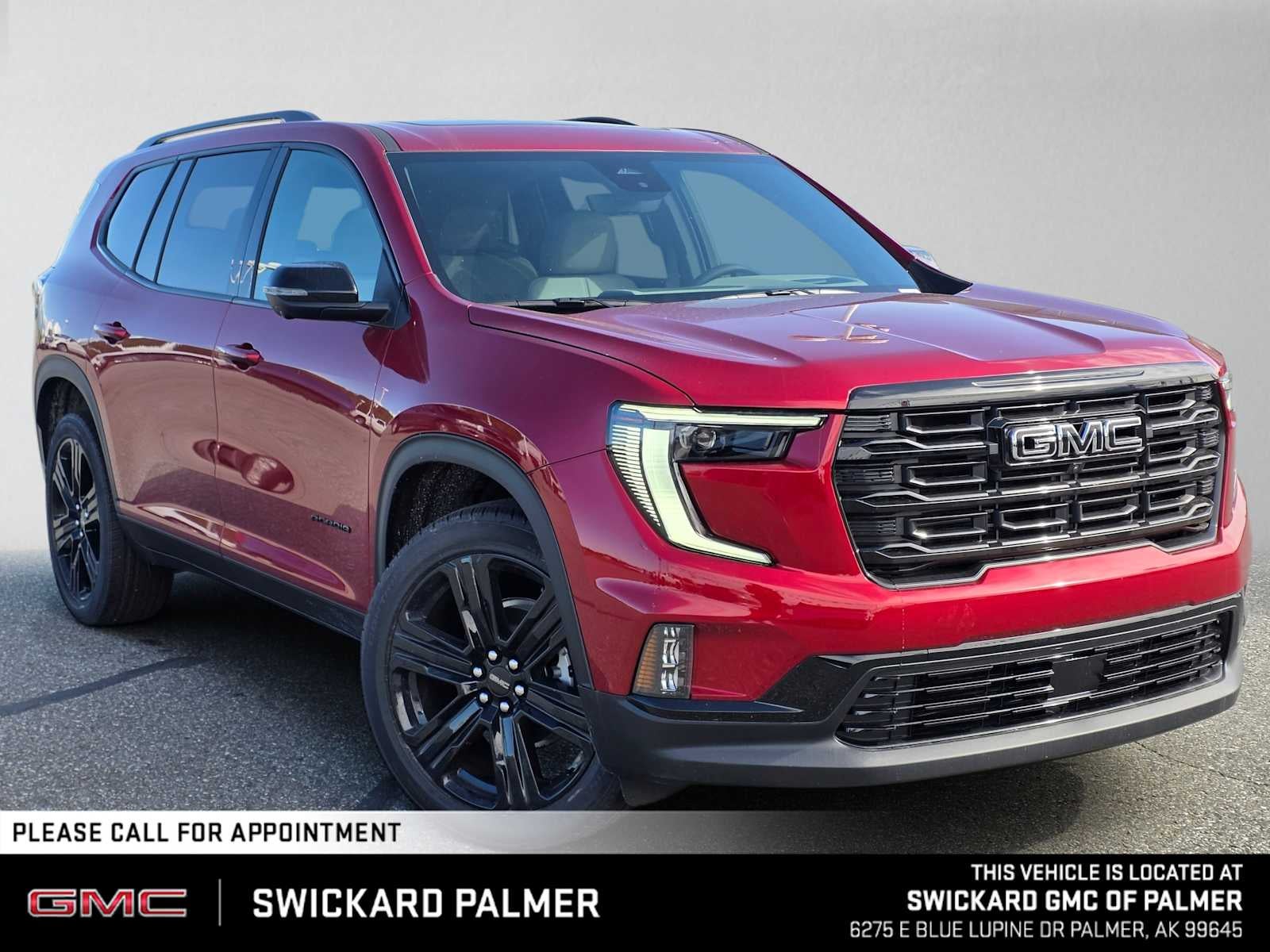 Volcanic Red Tintcoat 2026 GMC Acadia SUV / Crossover Four-Wheel Drive Automatic