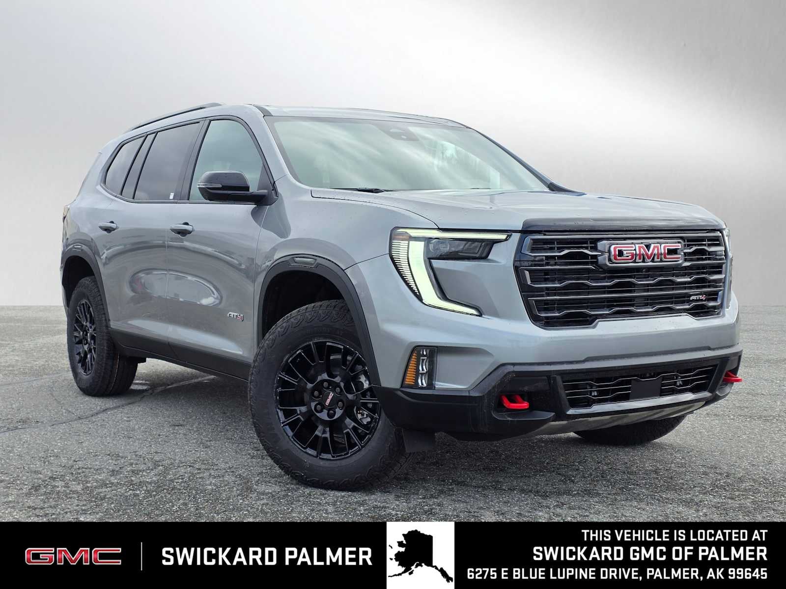 Sterling Metallic 2026 GMC Acadia AT4 AWD SUV / Crossover Four-Wheel Drive Automatic