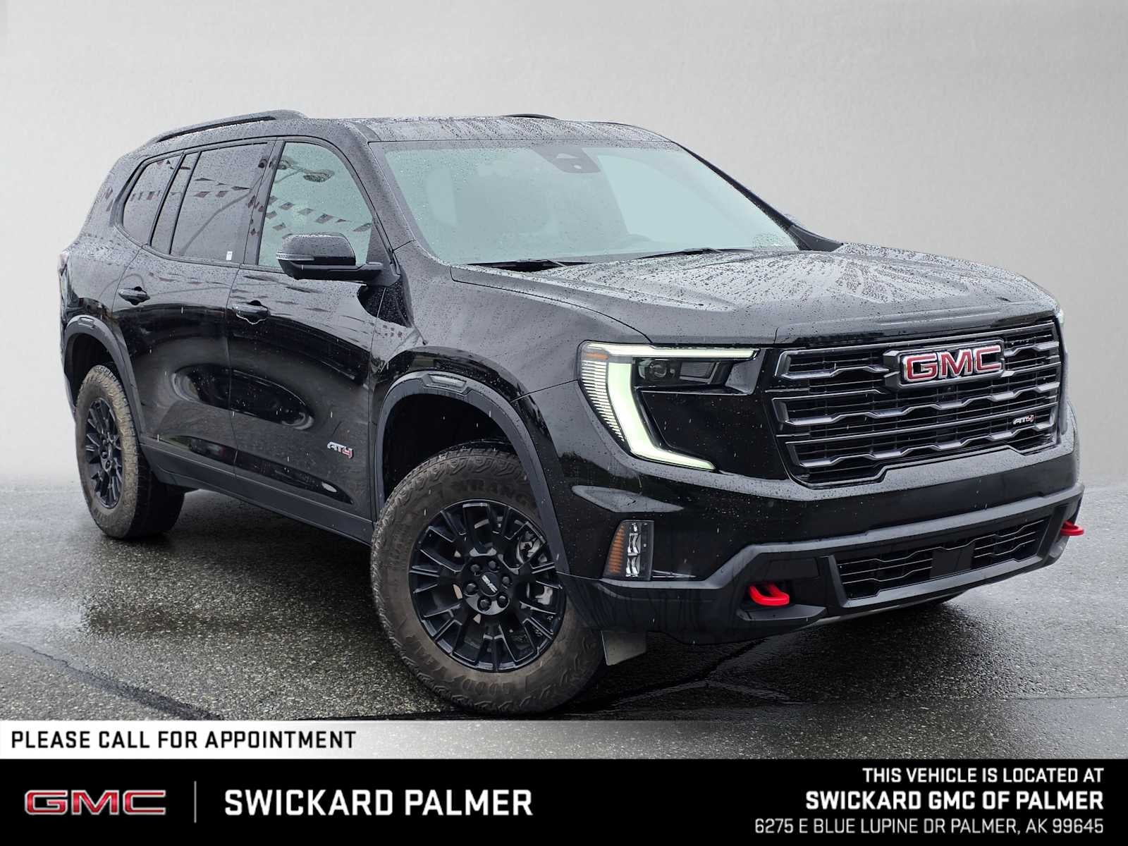 Black (Ebony Twilight Metallic) 2025 GMC Acadia SUV / Crossover Four-Wheel Drive Automatic