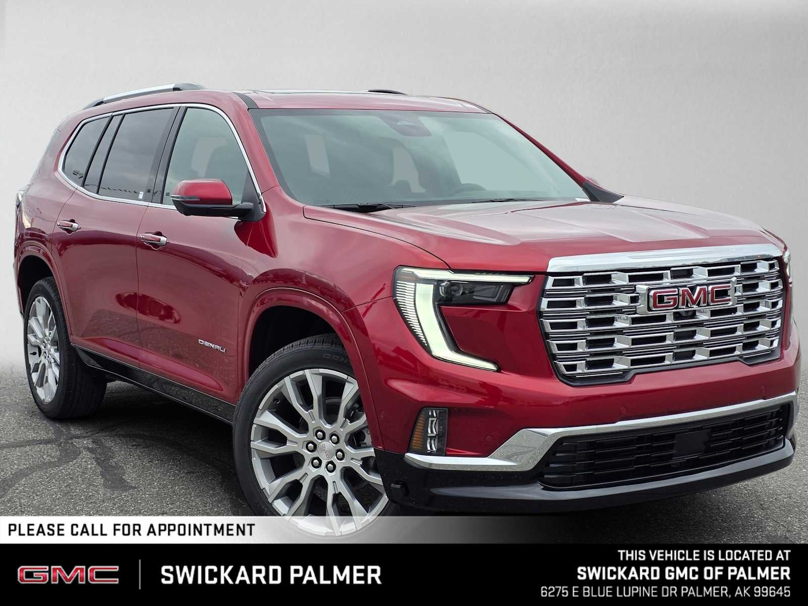 Volcanic Red Tintcoat 2026 GMC Acadia SUV / Crossover Four-Wheel Drive Automatic