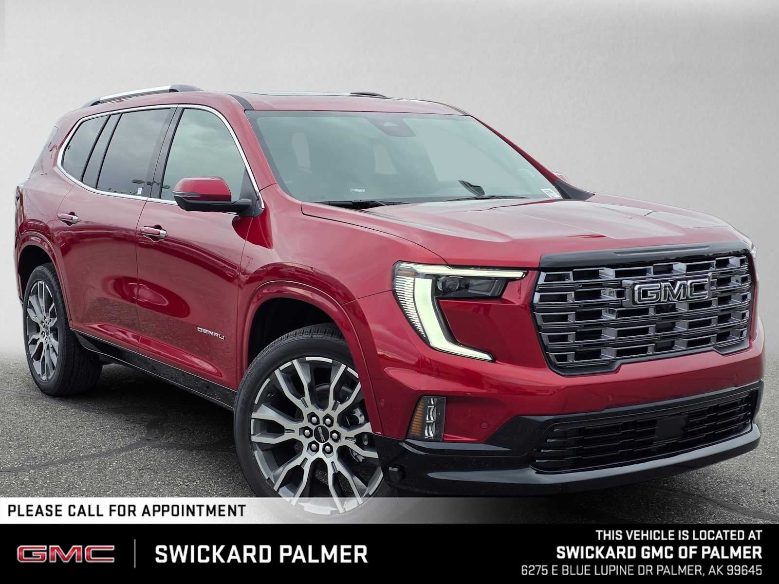 Volcanic Red Tintcoat 2026 GMC Acadia SUV / Crossover Four-Wheel Drive Automatic