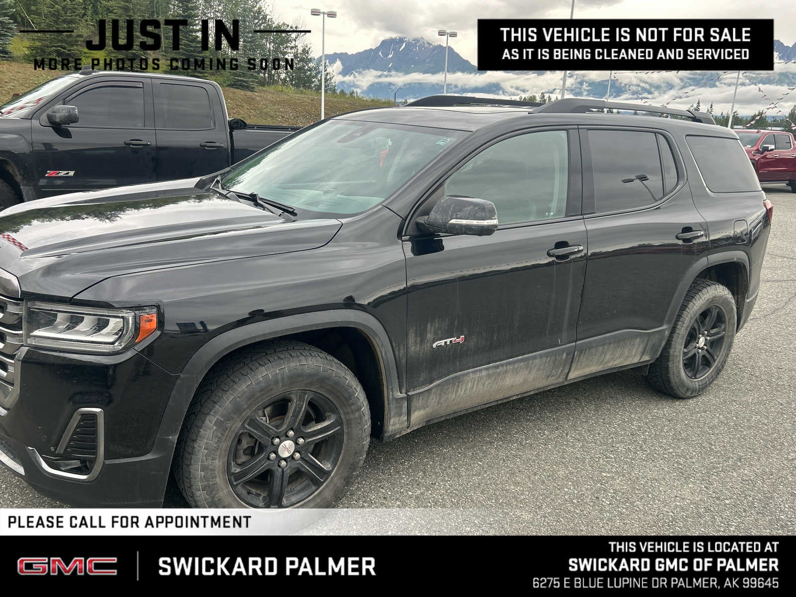 Black (Ebony Twilight Metallic) 2023 GMC Acadia SUV / Crossover Four-Wheel Drive Automatic