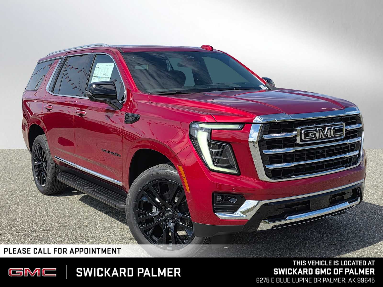 Volcanic Red Tintcoat 2026 GMC Yukon Elevation 4WD SUV / Crossover Four-Wheel Drive Automatic