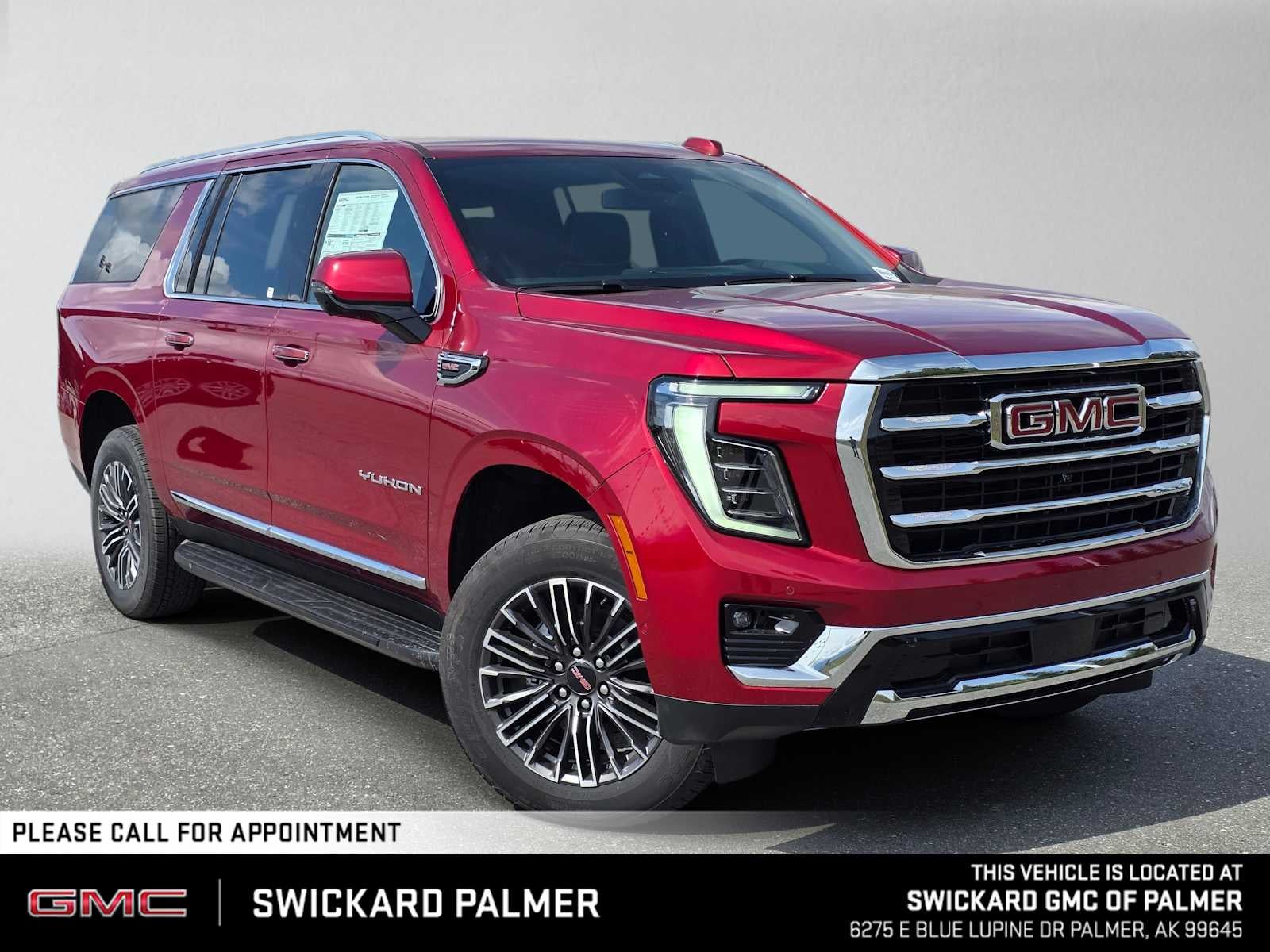 Volcanic Red Tintcoat 2026 GMC Yukon XL SUV / Crossover Four-Wheel Drive Automatic