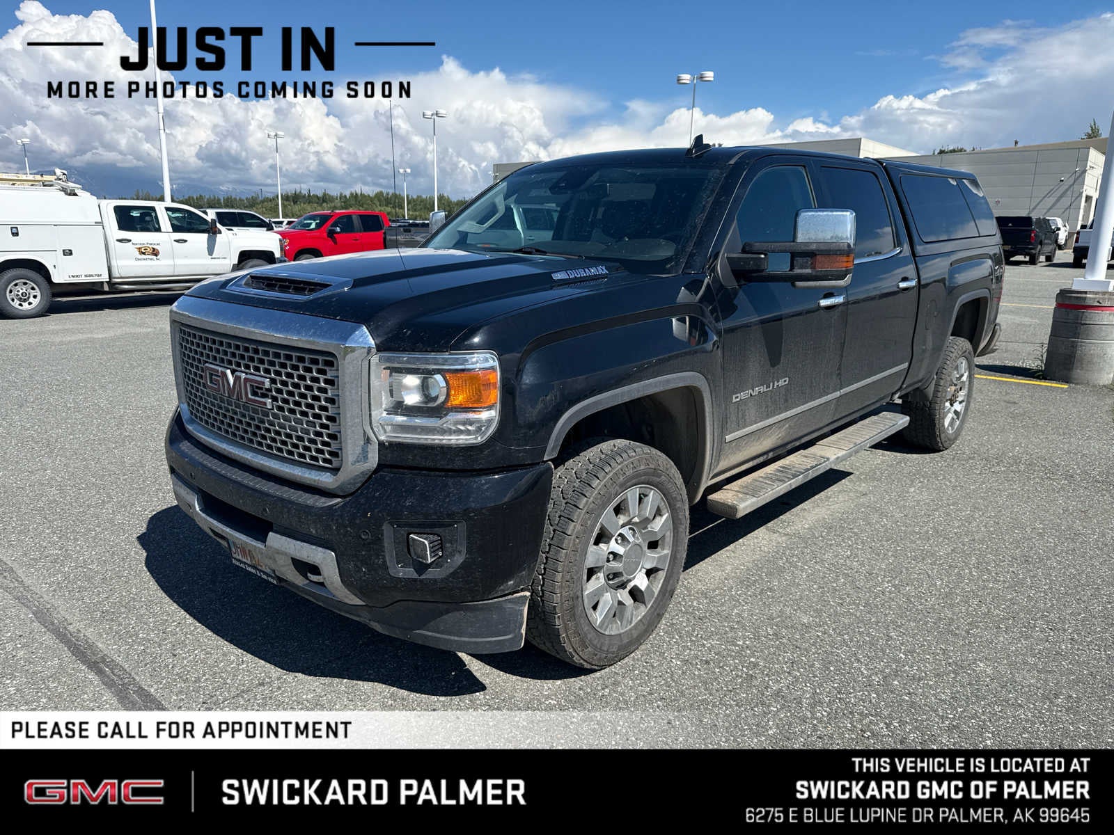 Onyx Black 2017 GMC Sierra 2500HD Pickup Truck Four-Wheel Drive Automatic