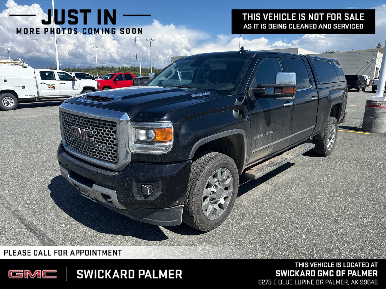 Onyx Black 2017 GMC Sierra 2500HD Pickup Truck Four-Wheel Drive Automatic