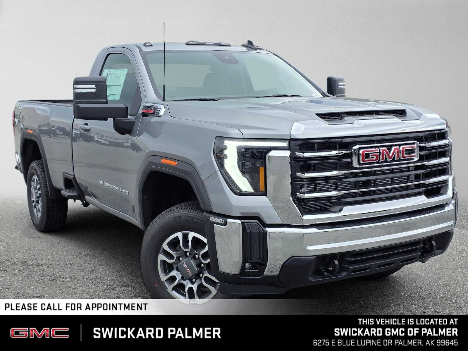 Sterling Metallic 2026 GMC Sierra 3500HD Pickup Truck Four-Wheel Drive Automatic
