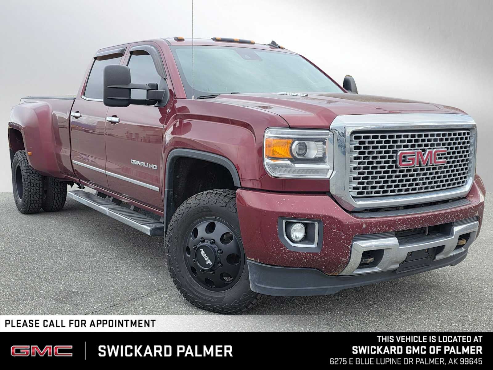 Sonoma Red Metallic 2015 GMC Sierra 3500HD Pickup Truck Four-Wheel Drive Automatic