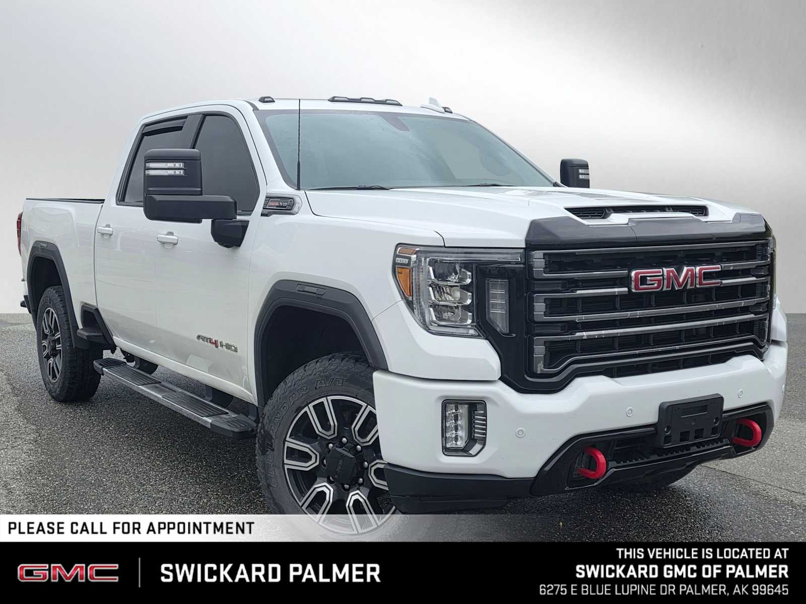 Summit White 2020 GMC Sierra 2500HD Pickup Truck Four-Wheel Drive Automatic