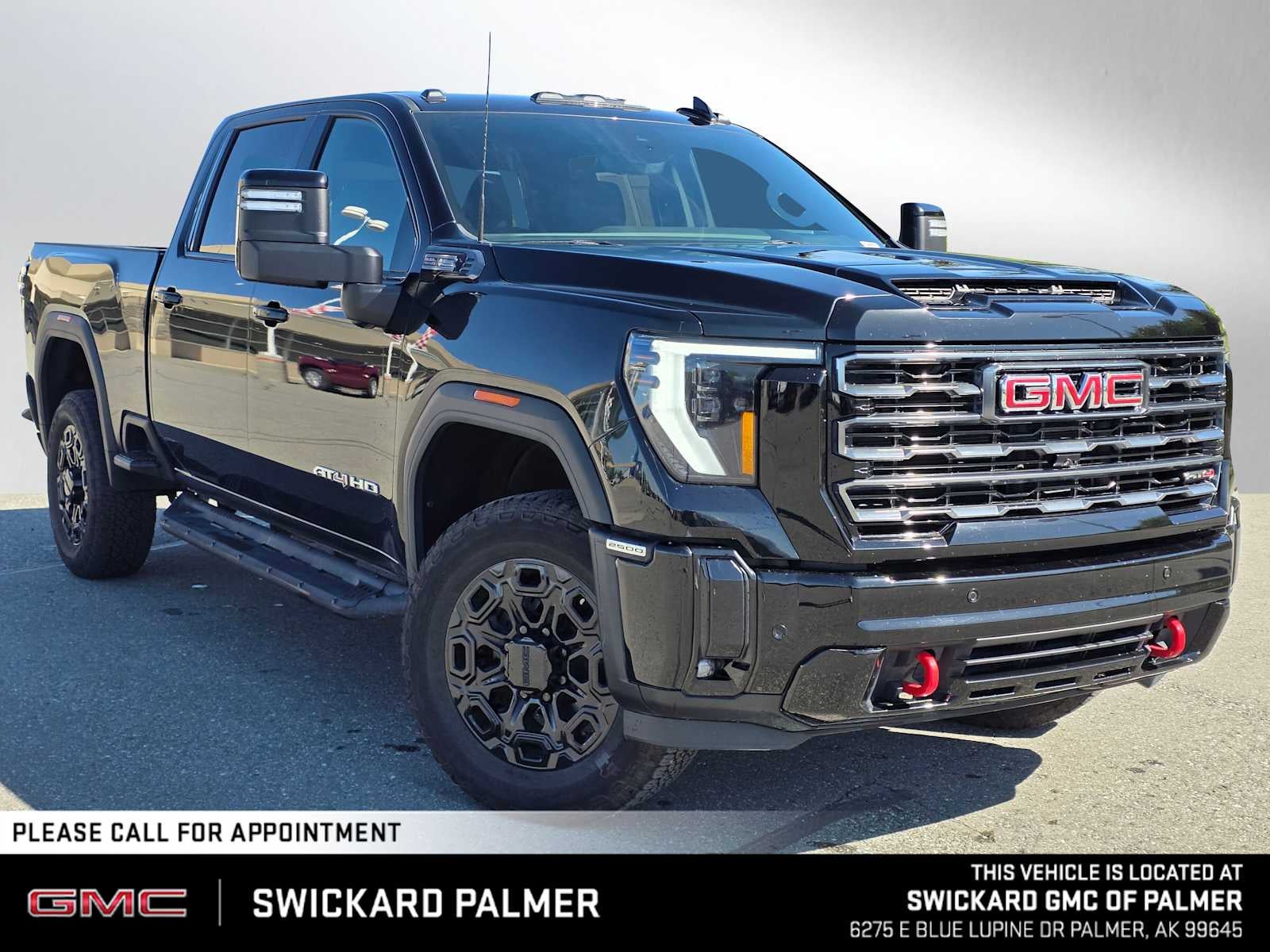 Onyx Black 2025 GMC Sierra 2500HD Pickup Truck Four-Wheel Drive Automatic