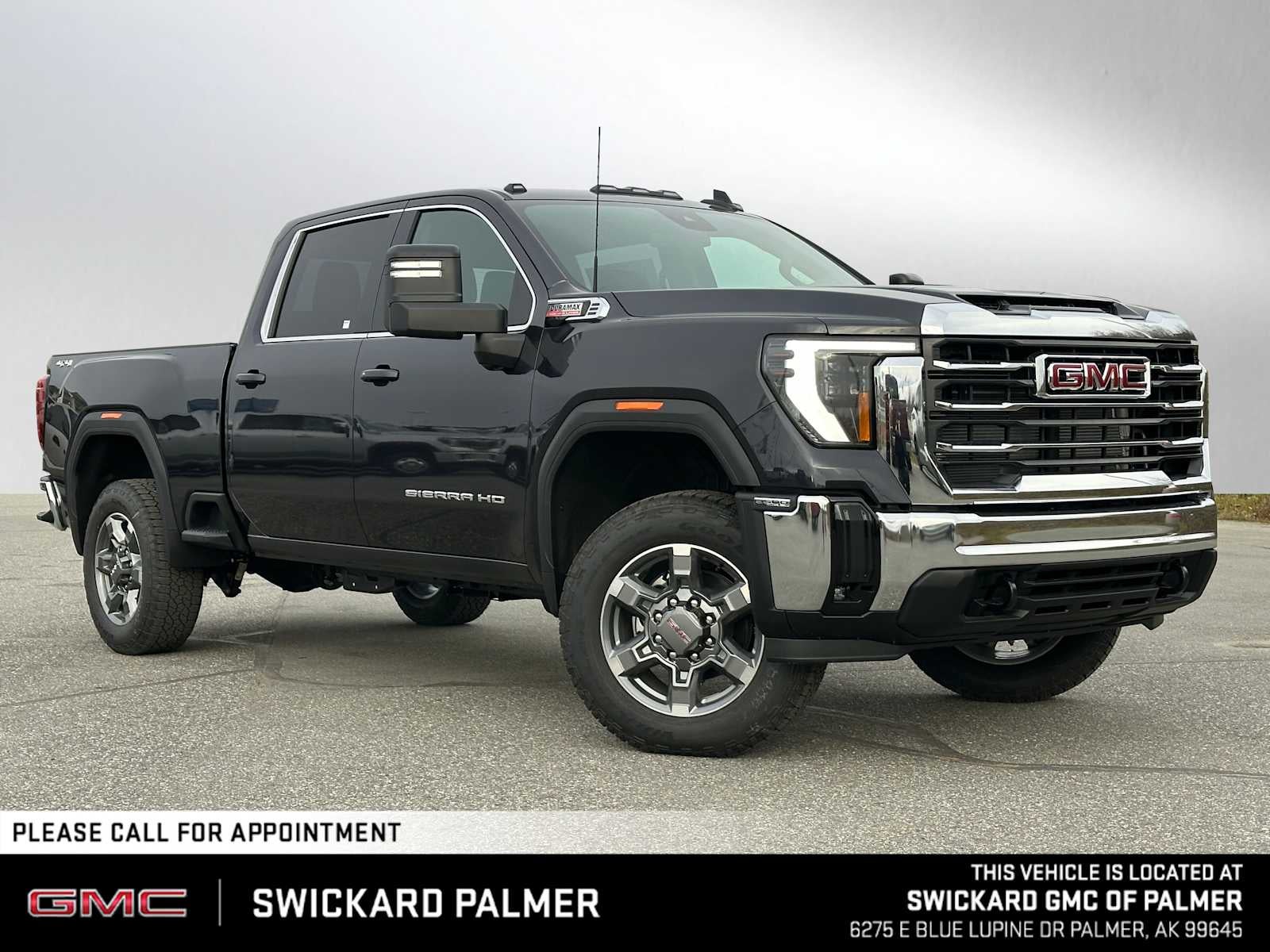 Titanium Rush Metallic 2026 GMC Sierra 3500HD Pickup Truck Four-Wheel Drive Automatic