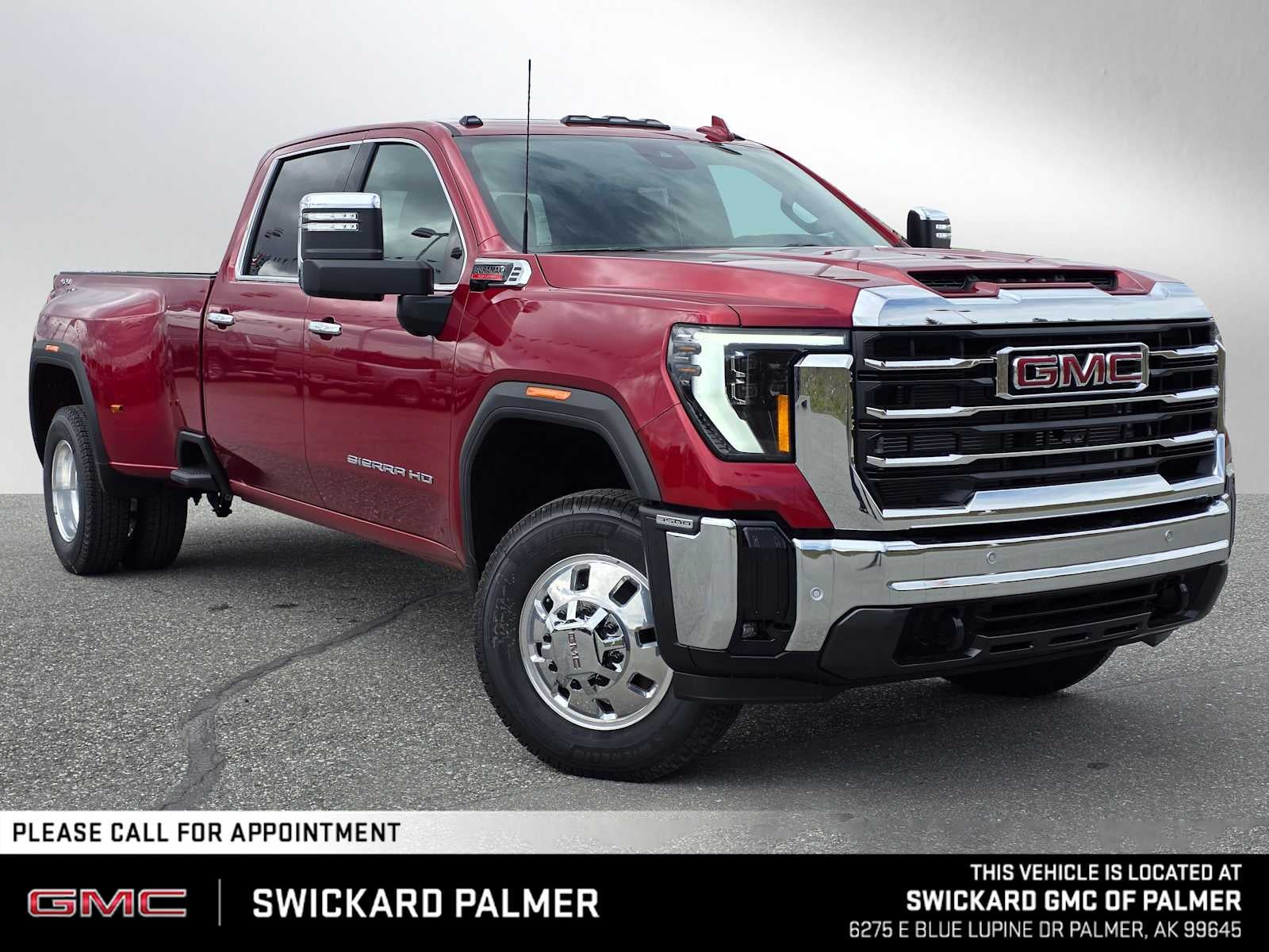 Volcanic Red Tintcoat 2026 GMC Sierra 3500HD Pickup Truck Four-Wheel Drive Automatic