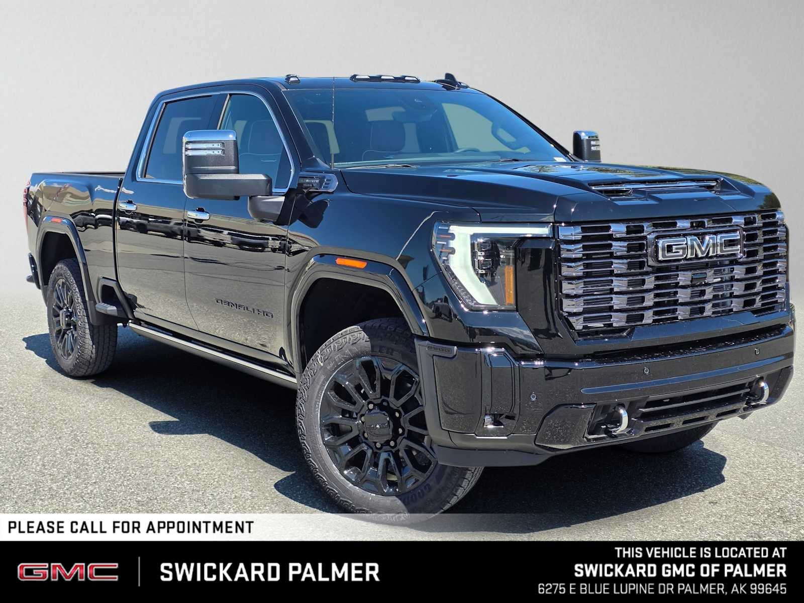 Onyx Black 2026 GMC Sierra 2500HD Pickup Truck Four-Wheel Drive Automatic