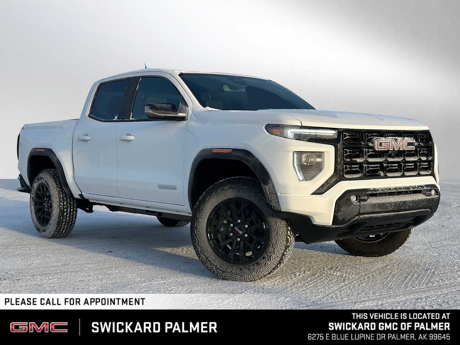 Summit White 2026 GMC Canyon Pickup Truck Four-Wheel Drive Automatic
