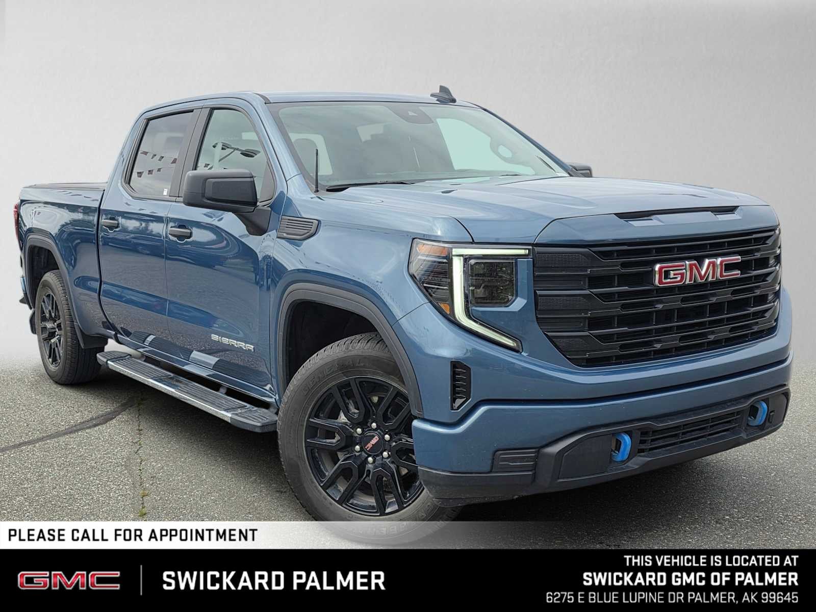 Downpour Metallic 2024 GMC Sierra 1500 Pickup Truck Four-Wheel Drive Automatic