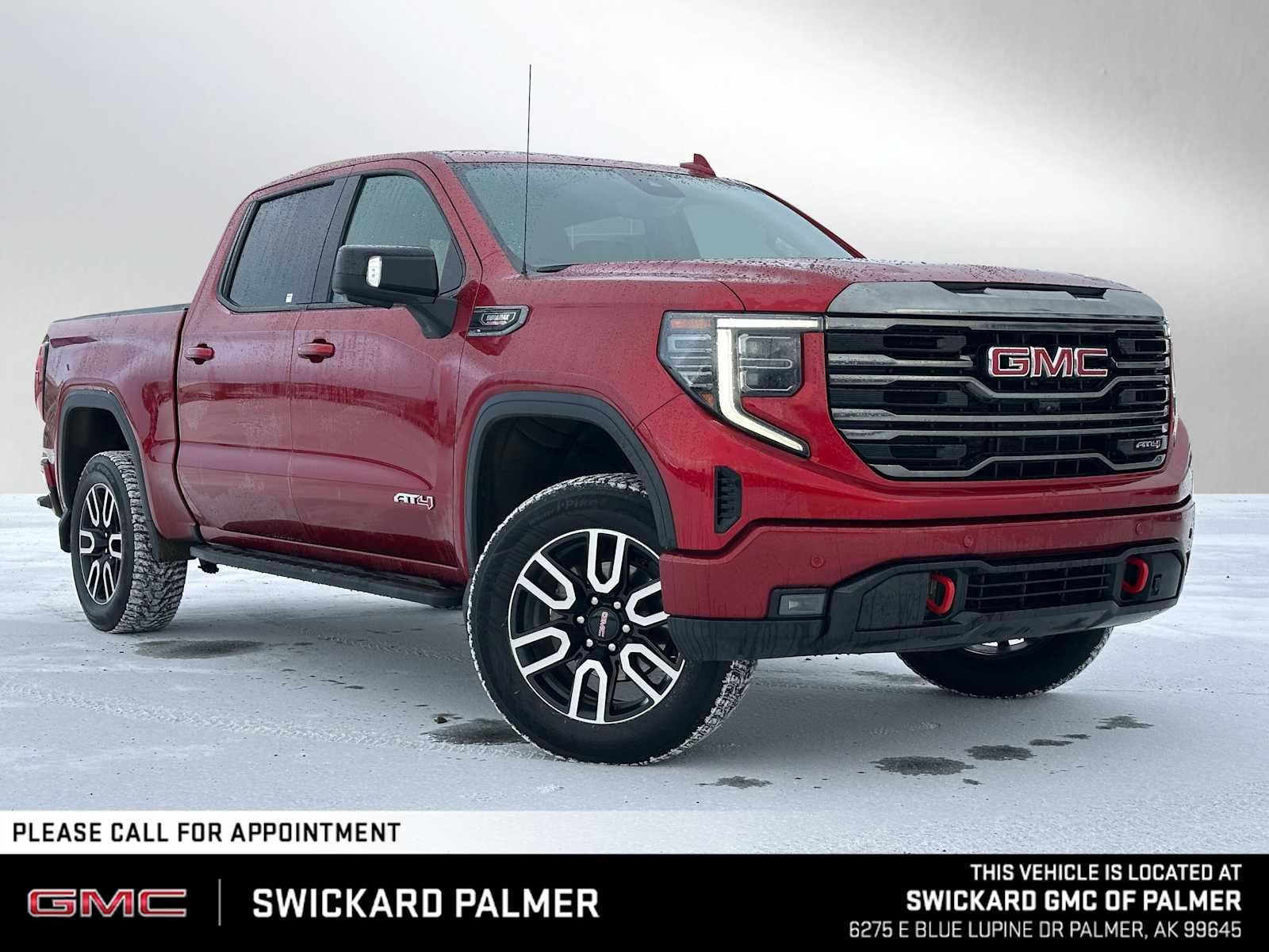 Volcanic Red Tintcoat 2023 GMC Sierra 1500 Pickup Truck Four-Wheel Drive Automatic