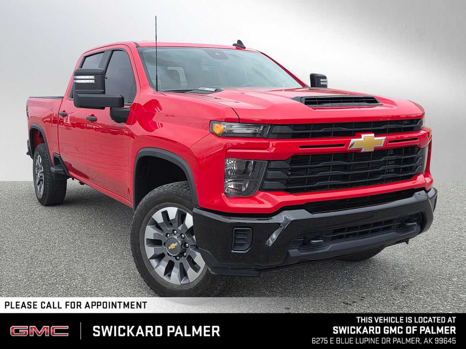Red Hot 2024 Chevrolet Silverado 2500HD Pickup Truck Four-Wheel Drive Automatic