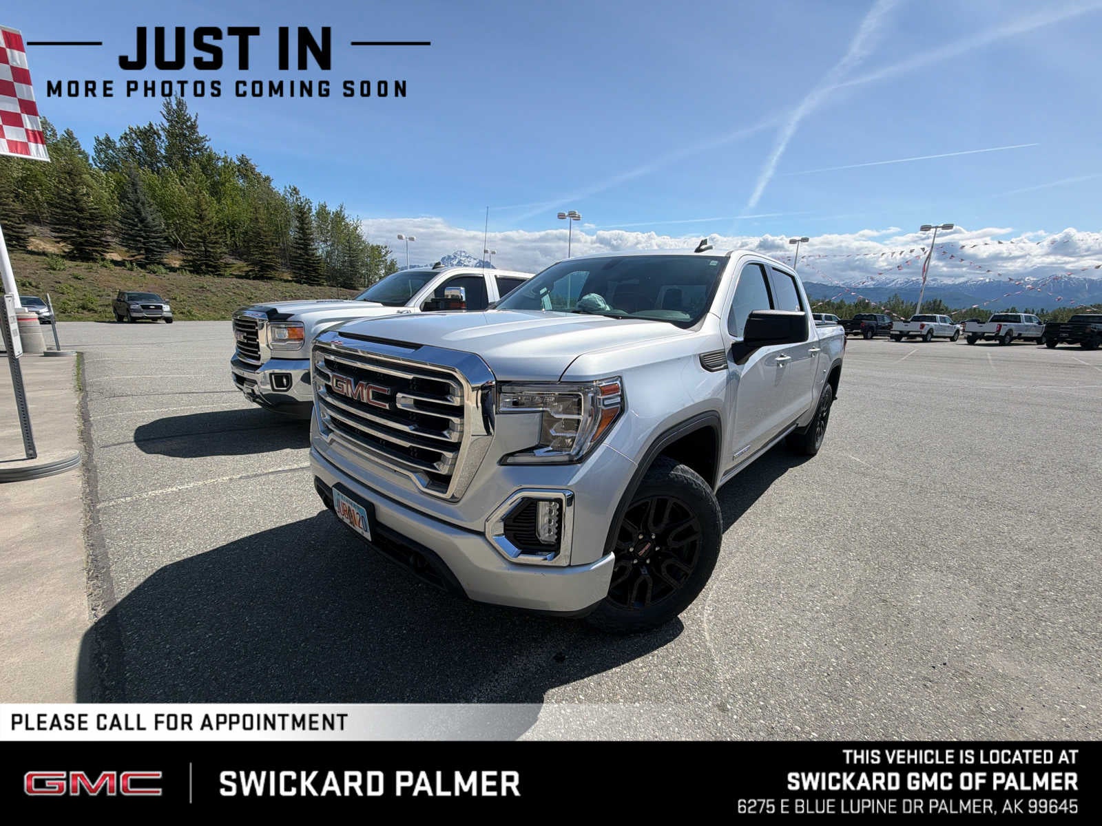 Quicksilver Metallic 2021 GMC Sierra 1500 Elevation Standard Crew Cab 4WD Pickup Truck Four-Wheel Drive Automatic