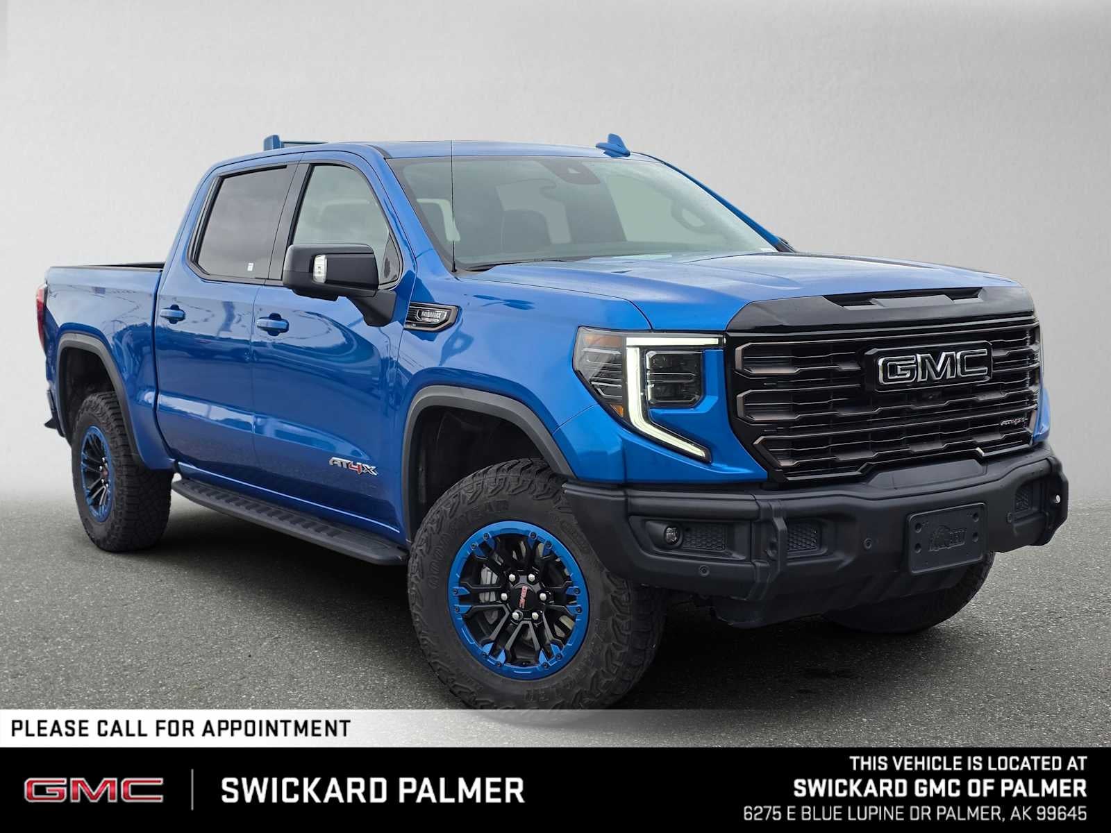 Dynamic Blue Metallic 2024 GMC Sierra 1500 Pickup Truck Four-Wheel Drive Automatic