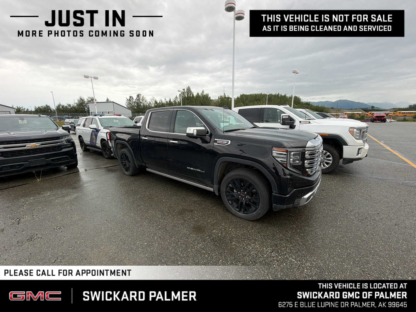 Onyx Black 2025 GMC Sierra 1500 Pickup Truck Four-Wheel Drive Automatic