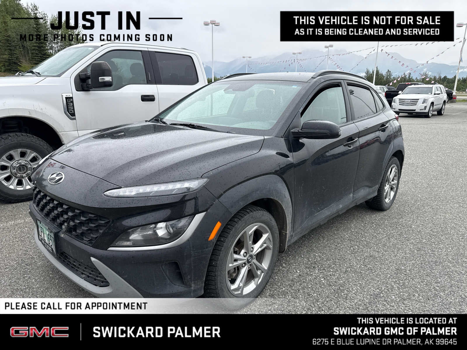 Ultra Black 2022 Hyundai Kona SUV / Crossover All-Wheel Drive 
