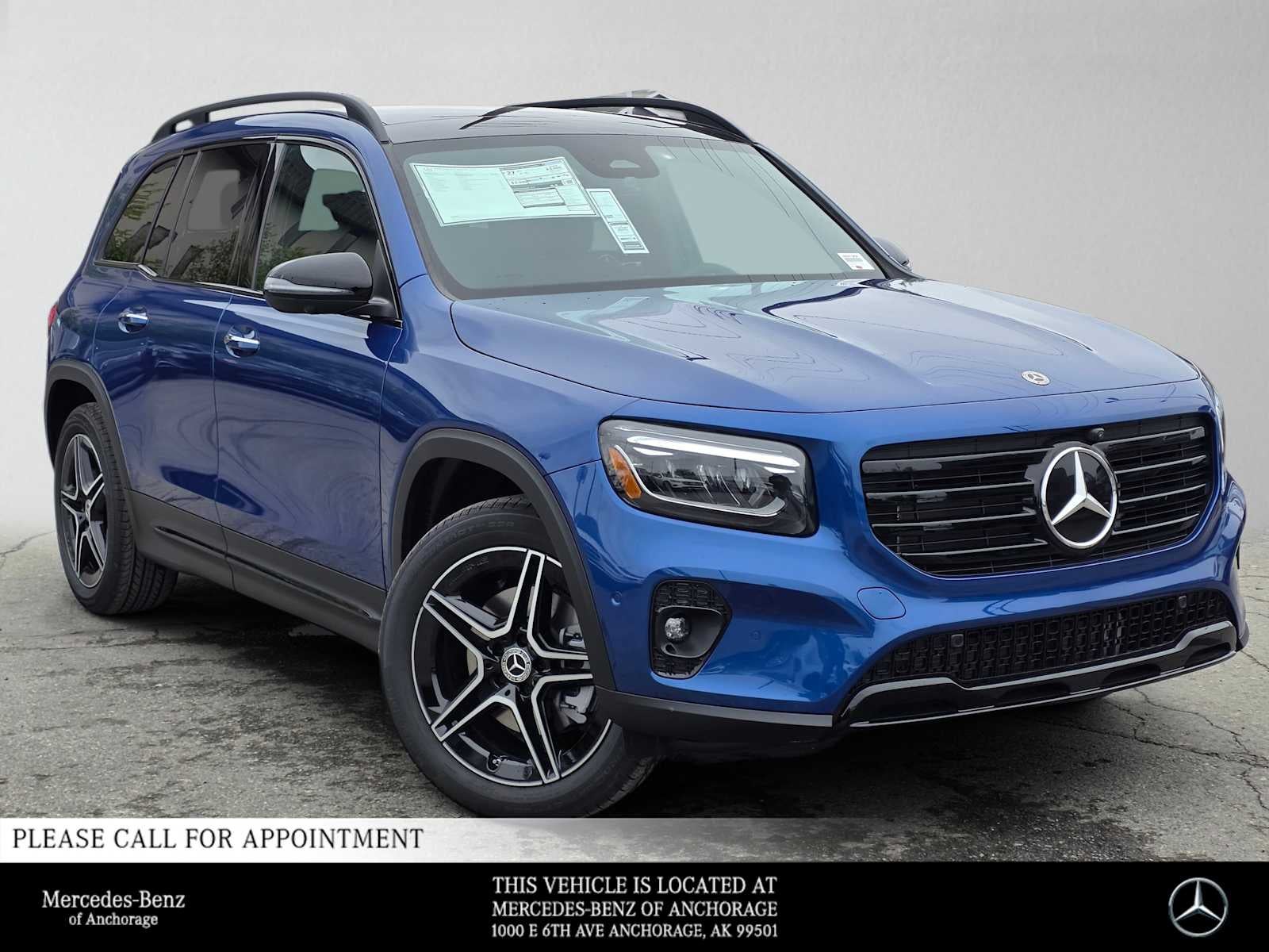 Starling Blue Metallic 2026 Mercedes-Benz GLB SUV / Crossover All-Wheel Drive 8-Speed Automatic