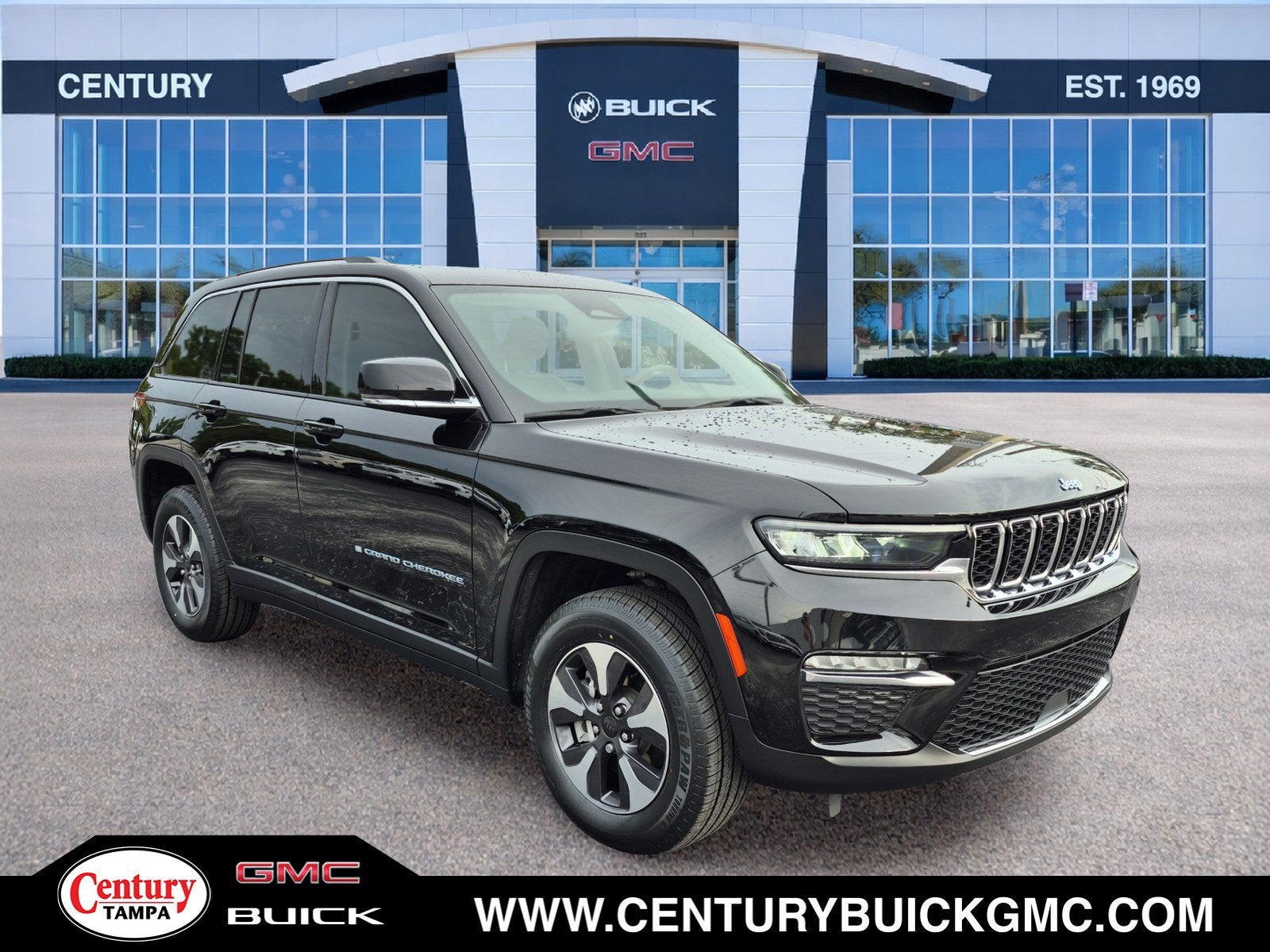 Black 2023 Jeep Grand Cherokee 4xe SUV / Crossover Four-Wheel Drive Automatic