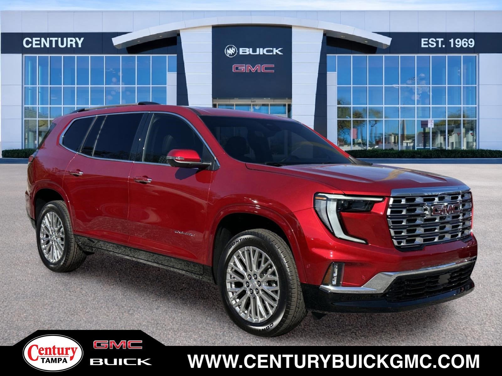 Volcanic Red Tintcoat 2026 GMC Acadia Denali FWD SUV / Crossover Front-Wheel Drive Automatic