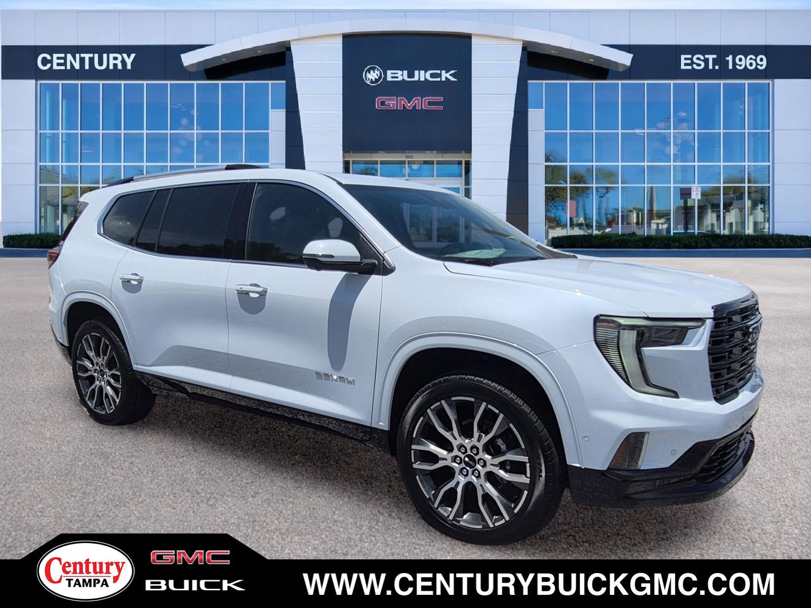 Glacier White Tricoat 2026 GMC Acadia SUV / Crossover Front-Wheel Drive Automatic