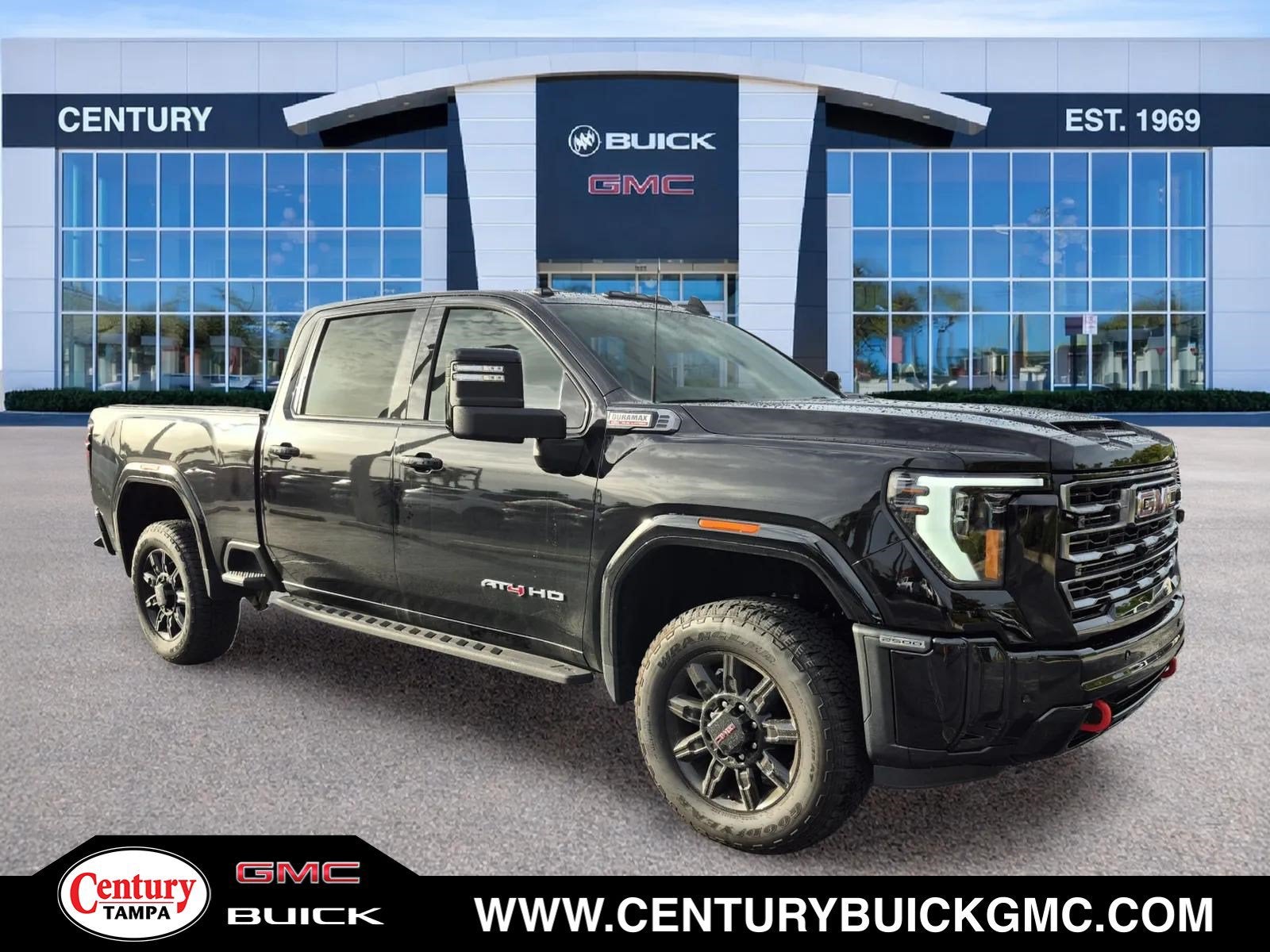 Onyx Black 2025 GMC Sierra 2500HD Pickup Truck Four-Wheel Drive Automatic