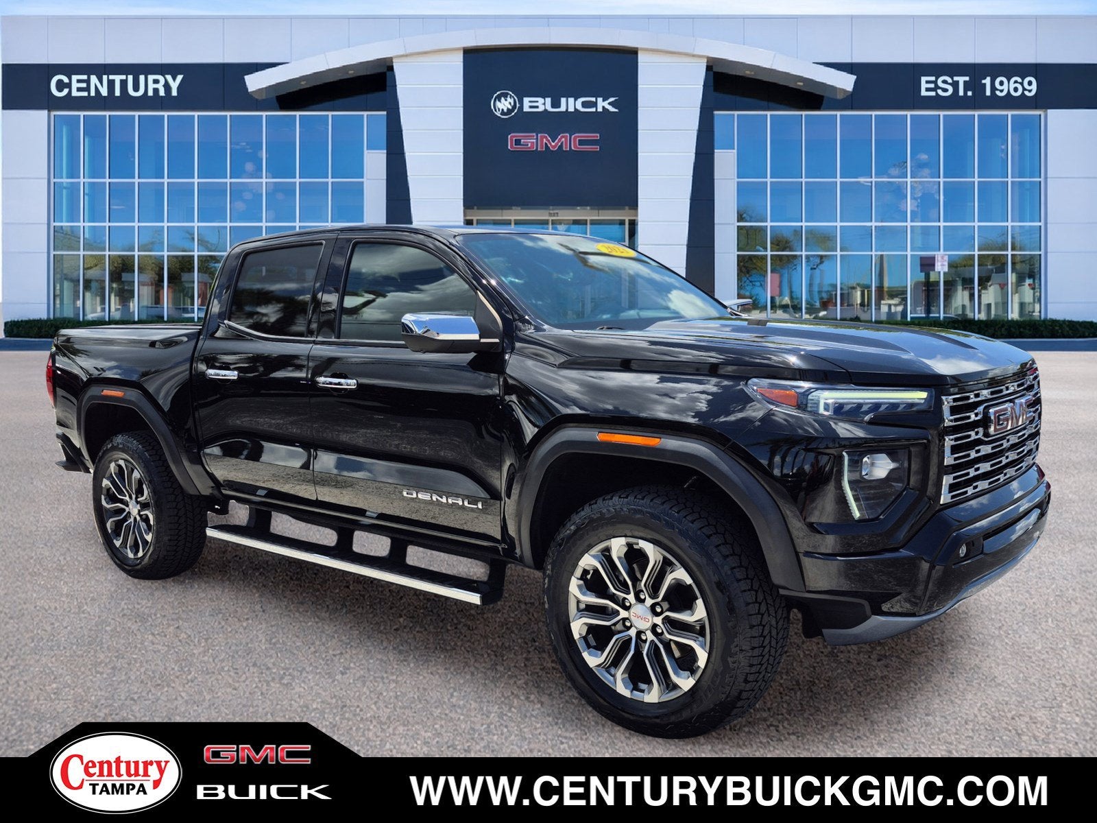 Onyx Black 2023 GMC Canyon Pickup Truck Four-Wheel Drive Automatic